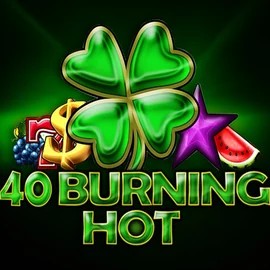 40 Burning Hot online game logo by Amusnet Interactive on turbowinzcasino.eu