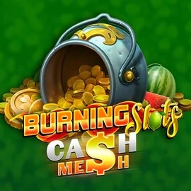 Burning Slots Cash Mesh slot logo by BF Games at Turbo Winz Casino