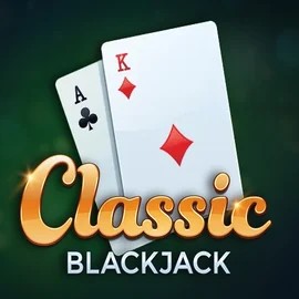 Classic Blackjack slot icon by Red Tiger Gaming, available at Turbo Winz Casino