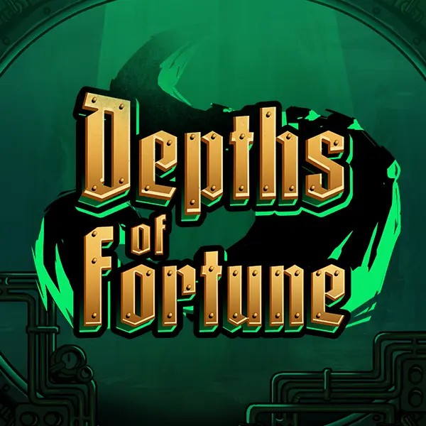 Depths of Fortune slot logo by AvatarUX Studios at Turbo Winz Casino