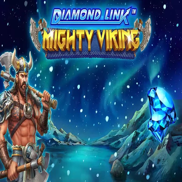 Diamond Link Mighty Viking slot logo by Greentube at Turbo Winz Casino