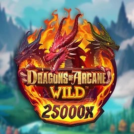 Dragons of Arcane Wild logo by Foxium Turbo Winz Casino
