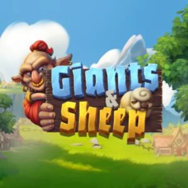 Giants and Sheep slot logo by Relax Gaming at Turbo Winz Casino