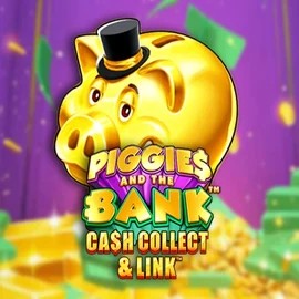 Piggies And The Bank Cash Collect &amp; Link slot logo by Origins at Turbo Winz Casino