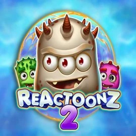 Reactoonz 2 by Play'n GO, showcased at turbowinzcasino.eu – game logo