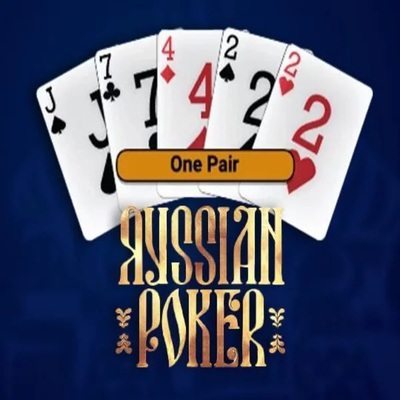 Russian Poker online game logo by OneTouch Games on turbowinzcasino.eu