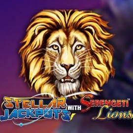 Stellar Jackpots with Serengeti Lions casino game by Lightning Box Game – featured logo at Turbo Winz Casino
