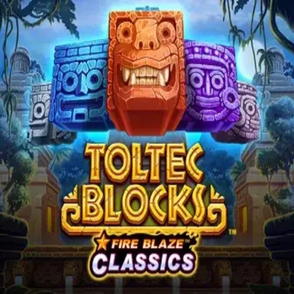 Fire Blaze: Toltec Blocks logo by Rarestone Gaming Turbo Winz Casino