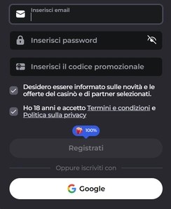 Turbo Winz Casino registration