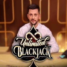 Unlimited Blackjack online game logo by Ezugi on turbowinzcasino.eu